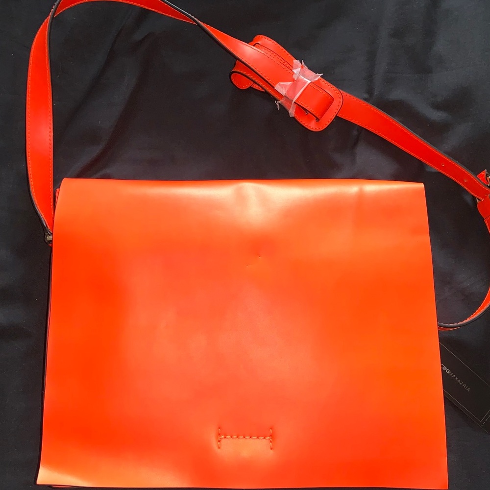 BCBG Max Azria Charlize Orange Bag, NWT